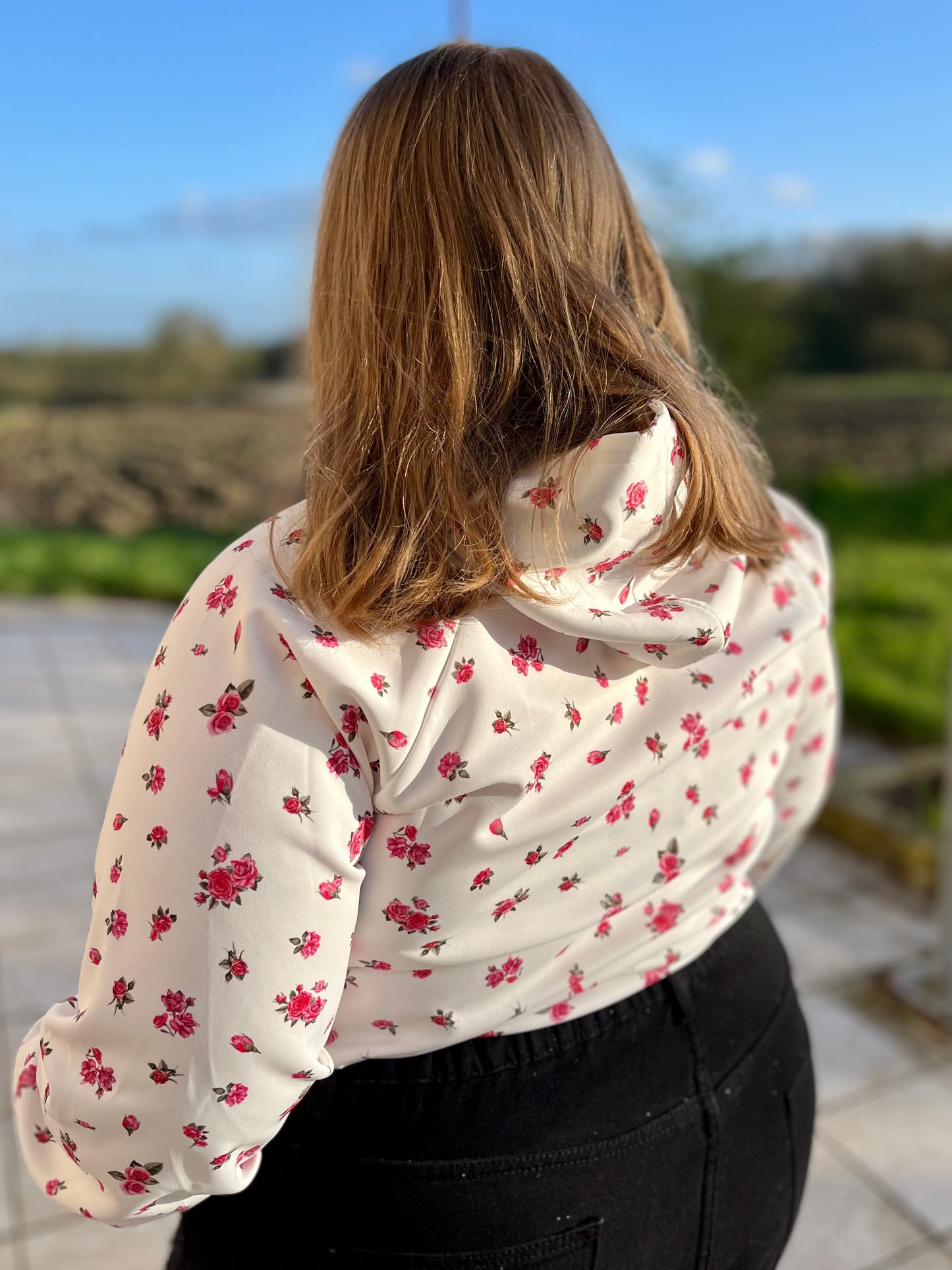 Sweat fleuri