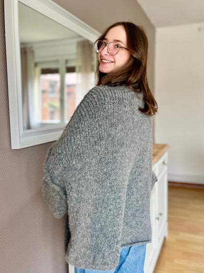 Pull oversize - gris