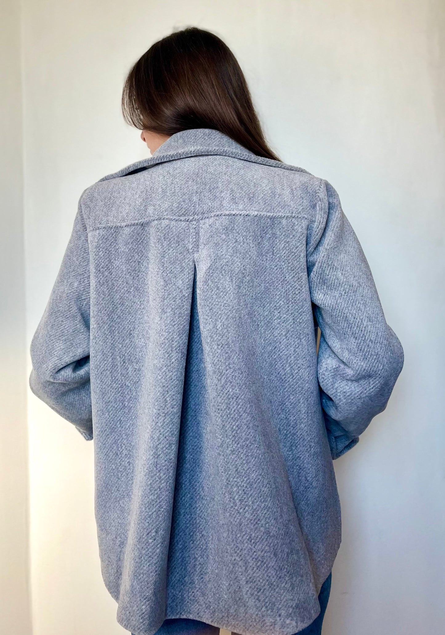 Manteau mi-long - gris