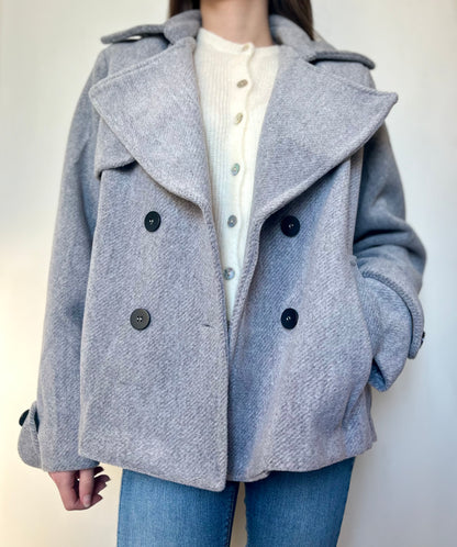 Manteau mi-long - gris