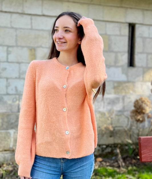 Gilet manches longues - orange