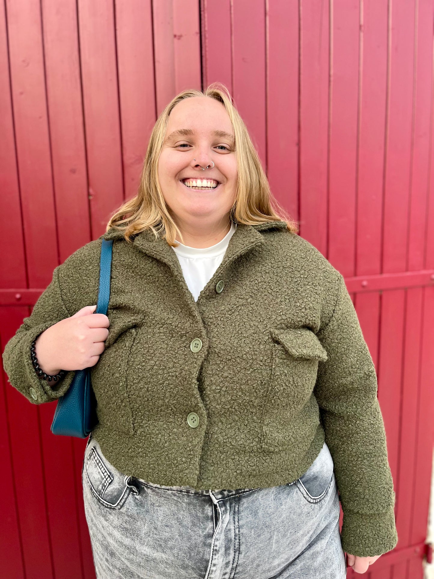 Veste moumoute - kaki