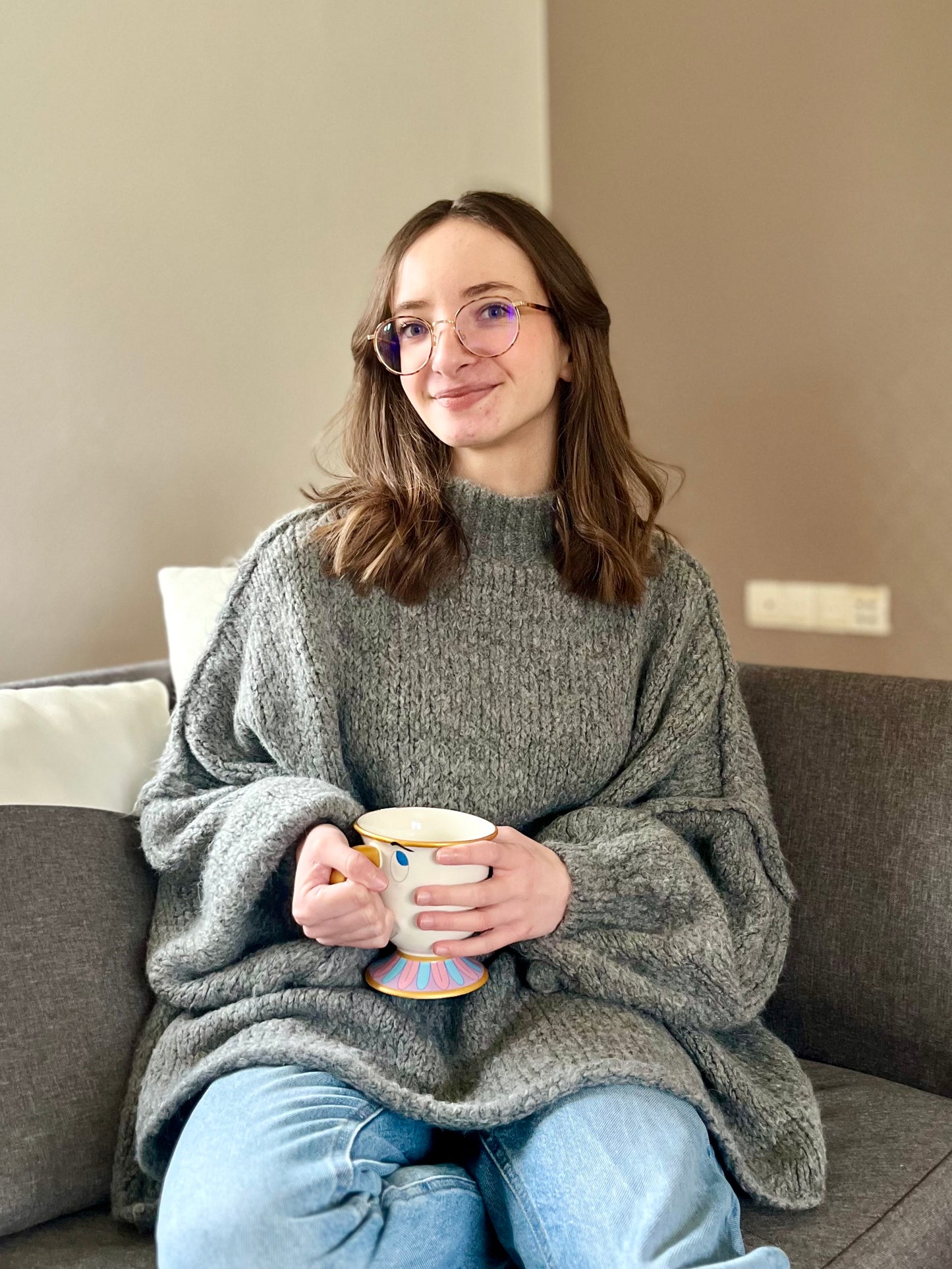 Pull oversize - gris