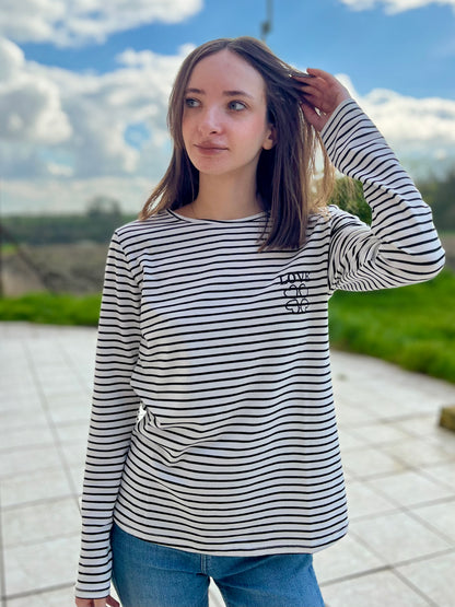 Tee-shirt Love - noir￼