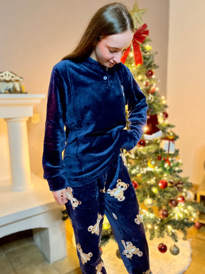 Pyjama ourson - bleu
