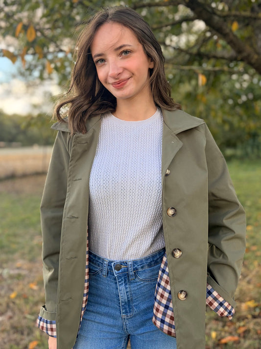 Trench - kaki