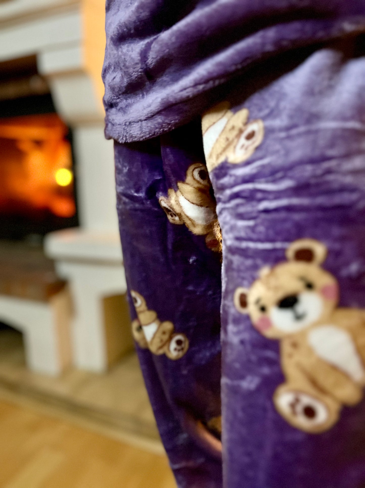 Pyjama ourson - violet