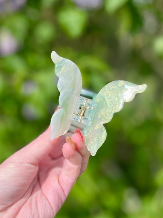 Grande pince papillon - vert