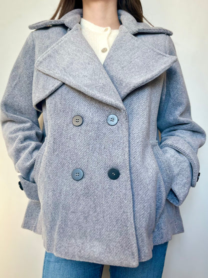 Manteau mi-long - gris