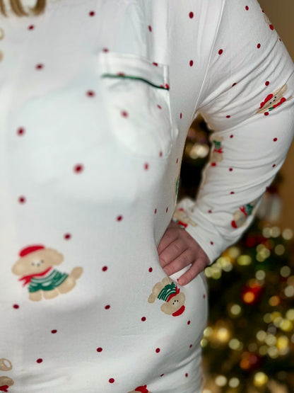 Pyjama chemise - 3 couleurs