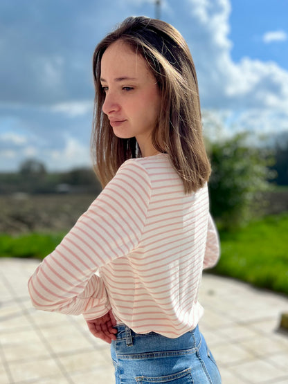 Tee-shirt Love - rose