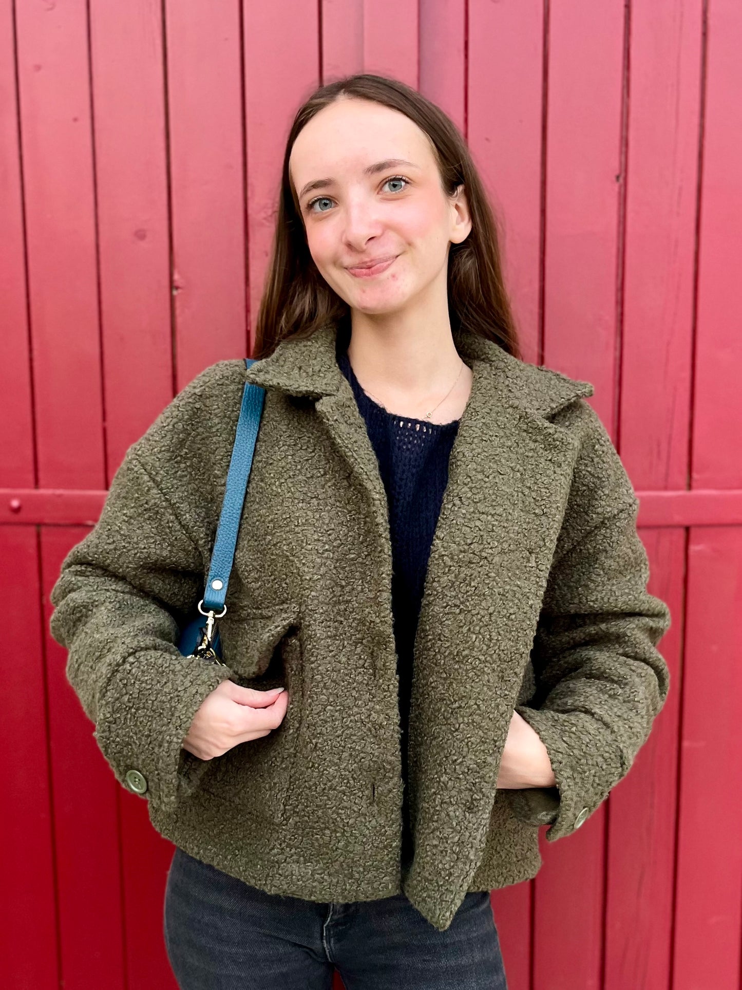 Veste moumoute - kaki