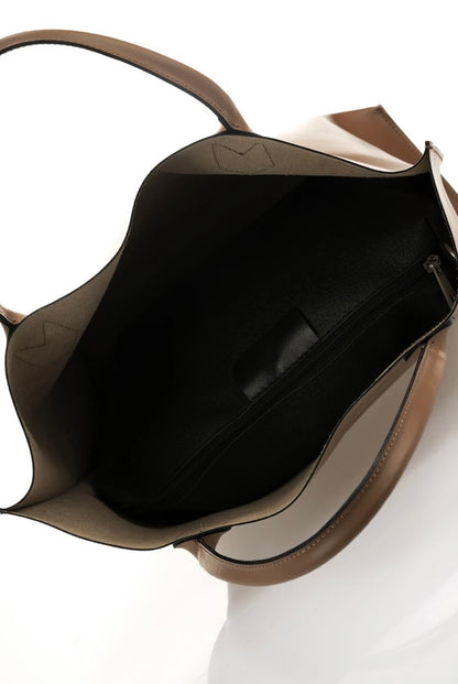 Sac de cours 100% cuir - camel