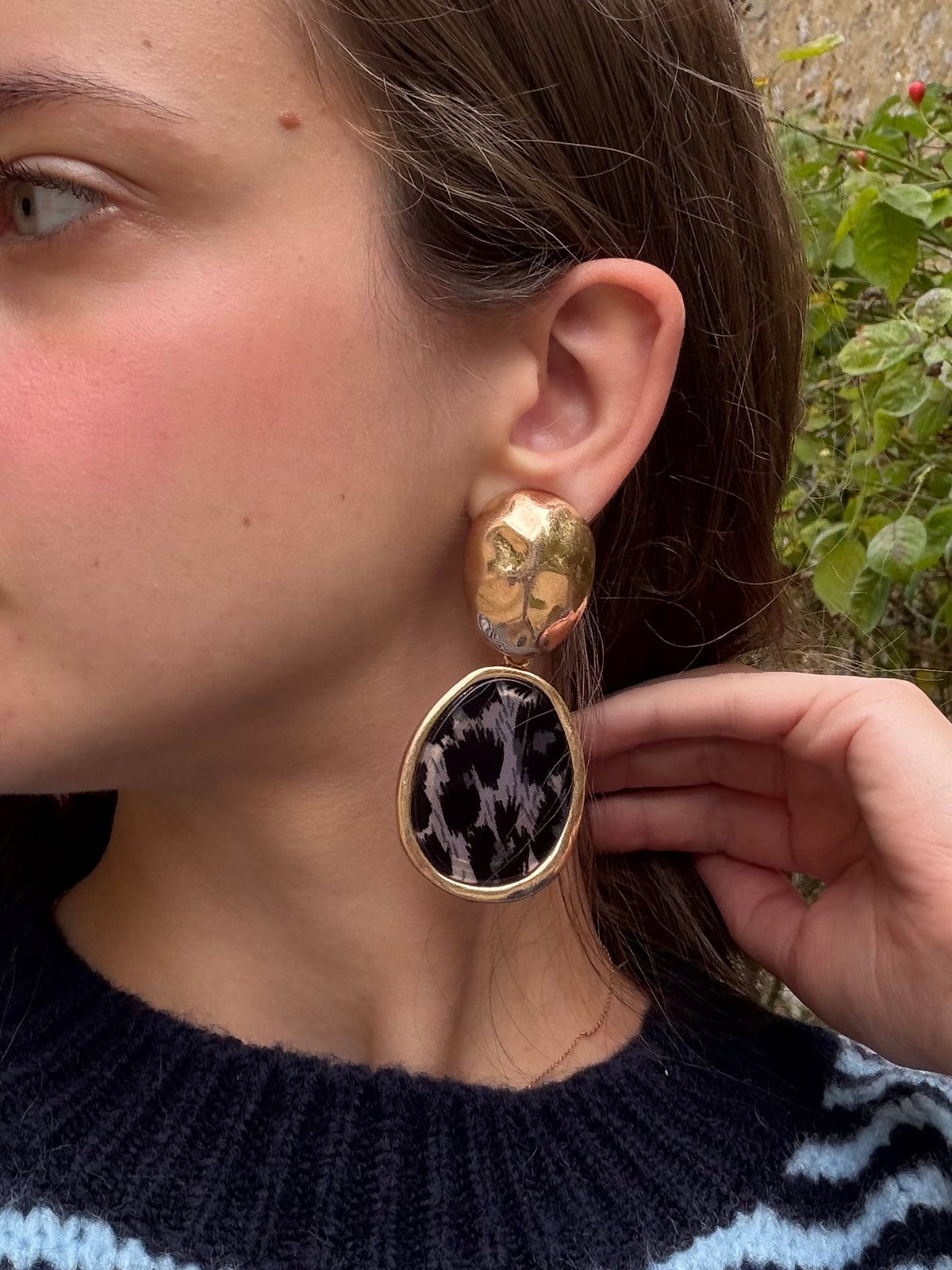 Boucles d’oreilles à clips - motifs