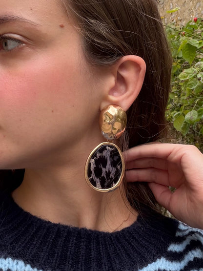 Boucles d’oreilles à clips - motifs