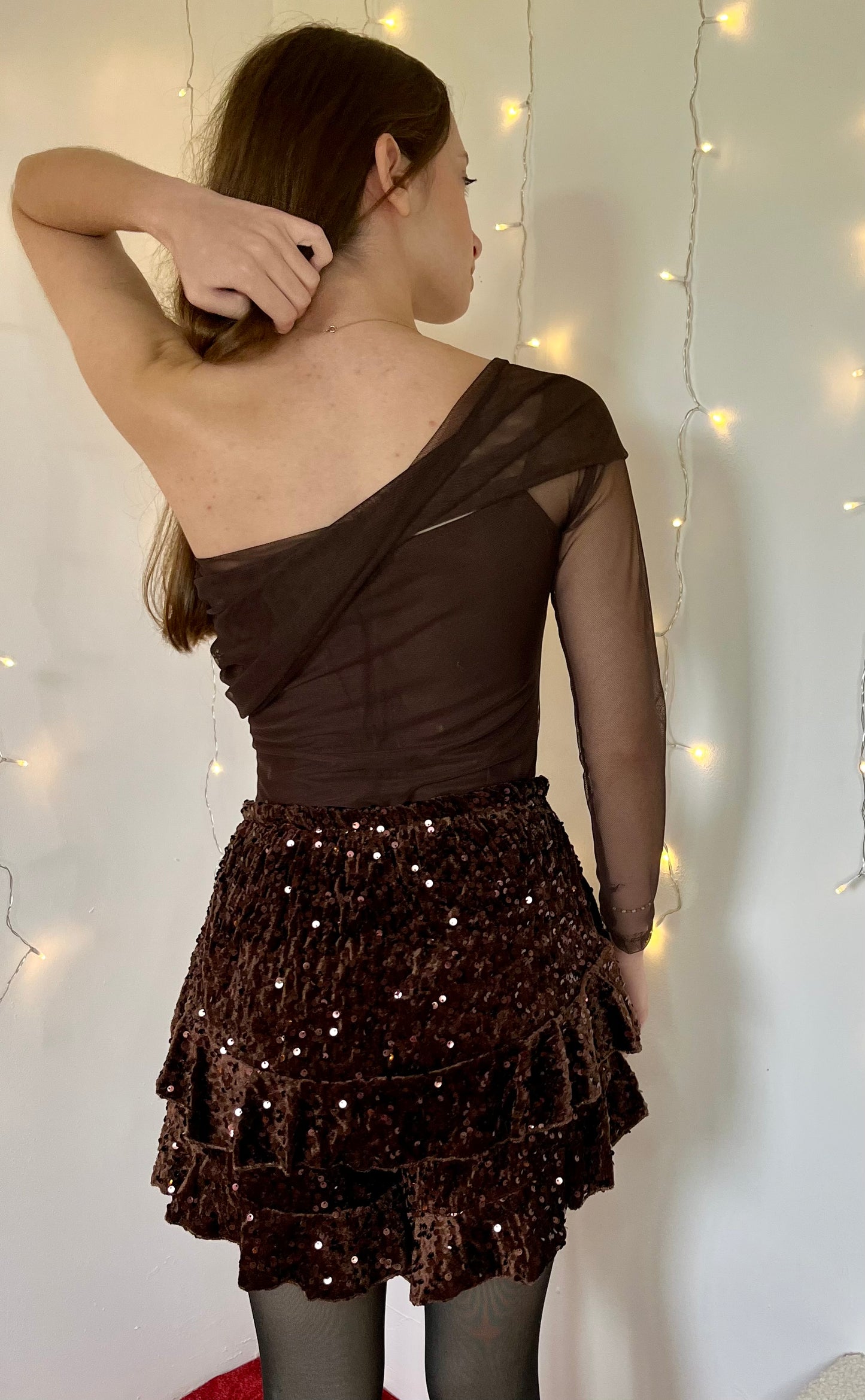 Body avec broche - Marron