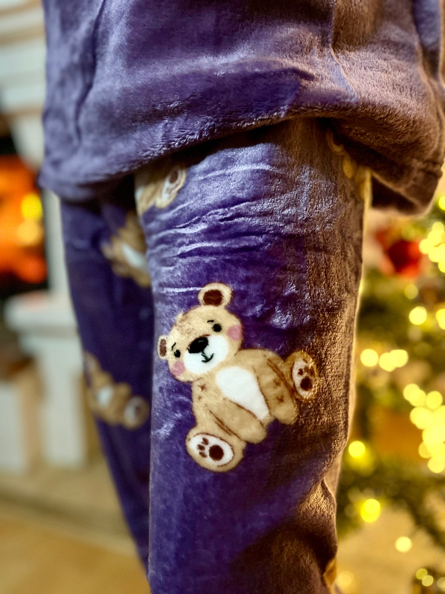 Pyjama ourson - violet