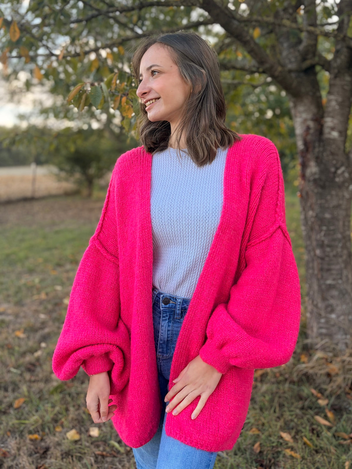 Gilet - rose fuchsia