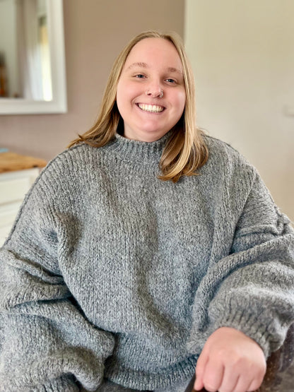 Pull oversize - gris