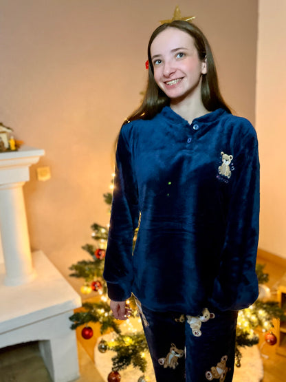 Pyjama ourson - bleu