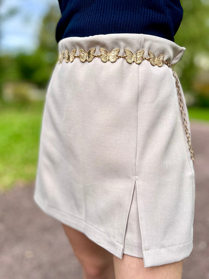 Jupe short - beige