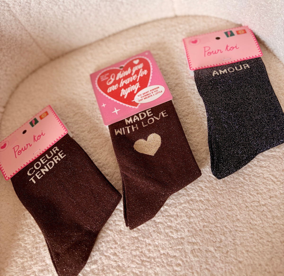 Chaussettes à paillettes