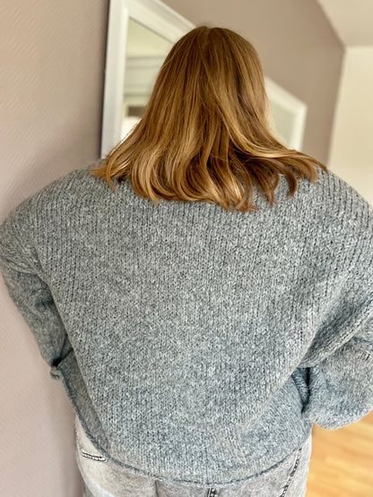 Pull oversize - gris