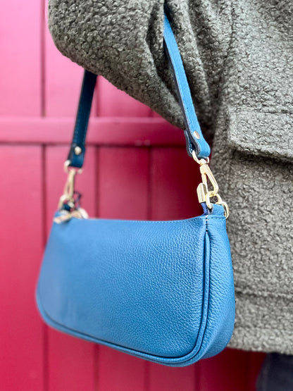 Sac à main - bleu canard